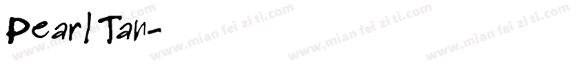 Pearl Tan字体转换